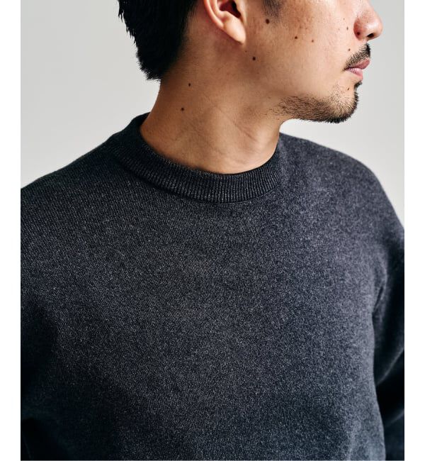 417 EDIFICE「コットンカシミヤ スムース クルーニット」|ニット・セーター|