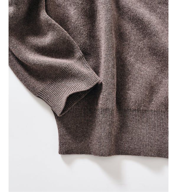 417 EDIFICE「コットンカシミヤ スムース クルーニット」|ニット・セーター|