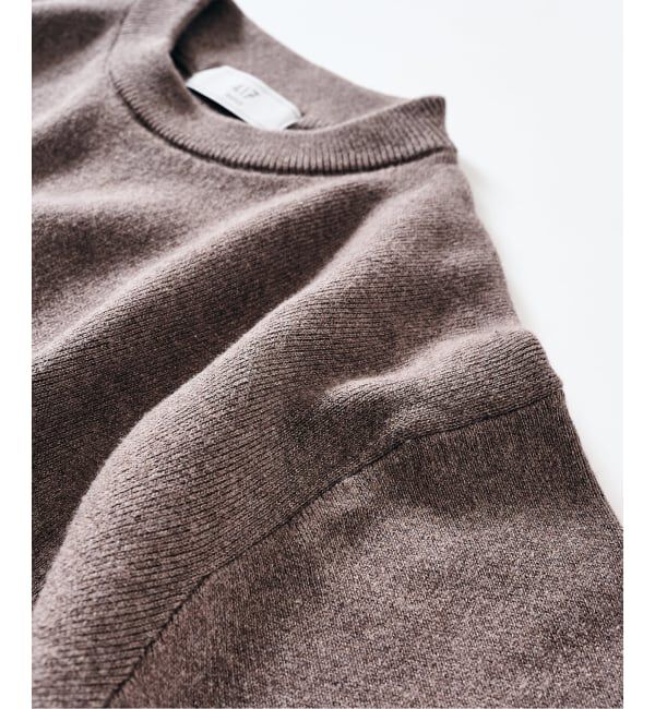 417 EDIFICE「コットンカシミヤ スムース クルーニット」|ニット・セーター|