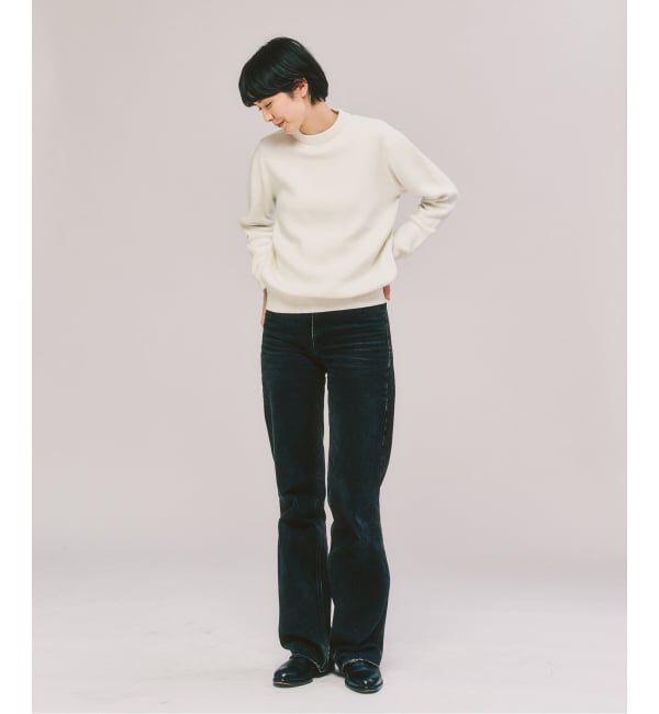 417 EDIFICE「コットンカシミヤ スムース クルーニット」|ニット・セーター|