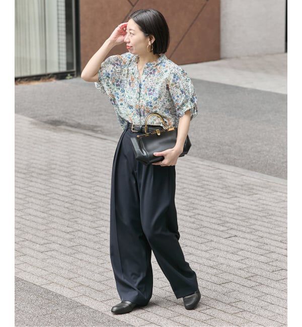 journal standard L'essage「《WEB限定追加予約》DEVEAUX/ドットタックスリーブシャツ」|シャツ・ブラウス|