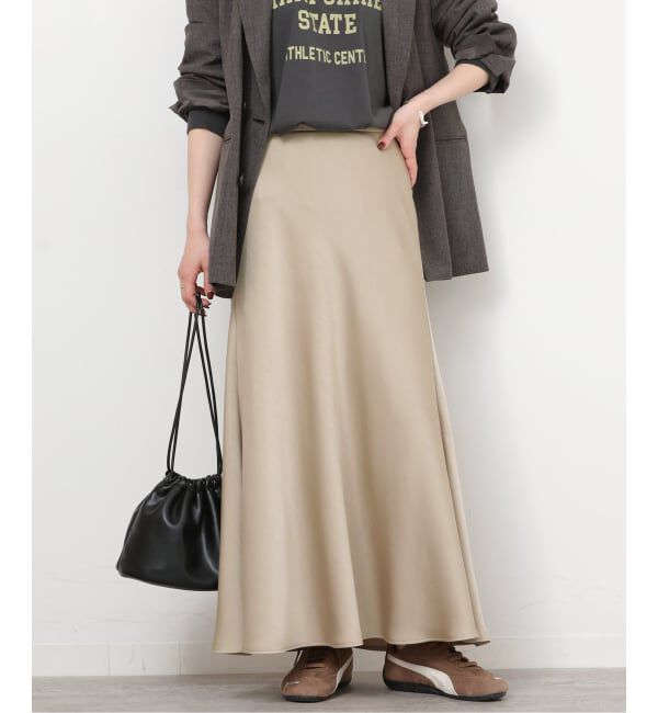 JOURNAL STANDARD relume「《予約》バイアスサテンスカート」|スカート|