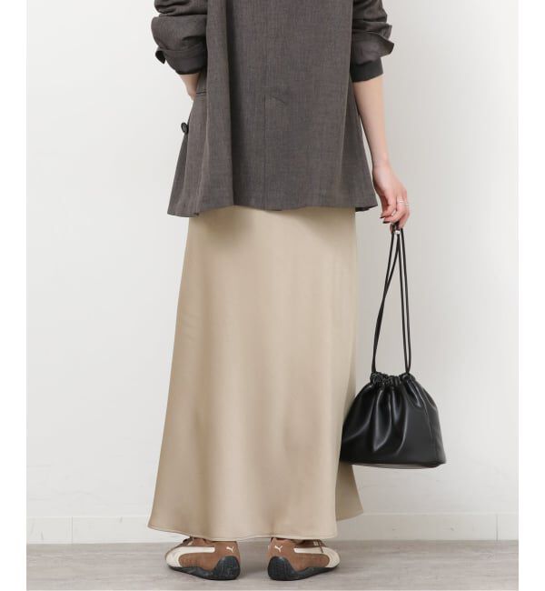 JOURNAL STANDARD relume「《予約》バイアスサテンスカート」|スカート|