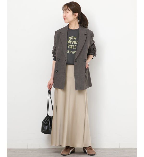 JOURNAL STANDARD relume「《予約》バイアスサテンスカート」|スカート|