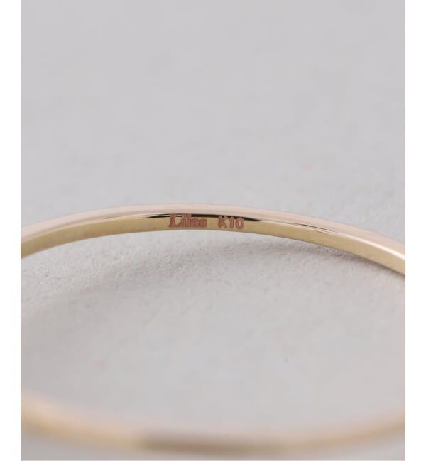 Lilas by Spick&Span「クロスダイヤリング K10」|リング|