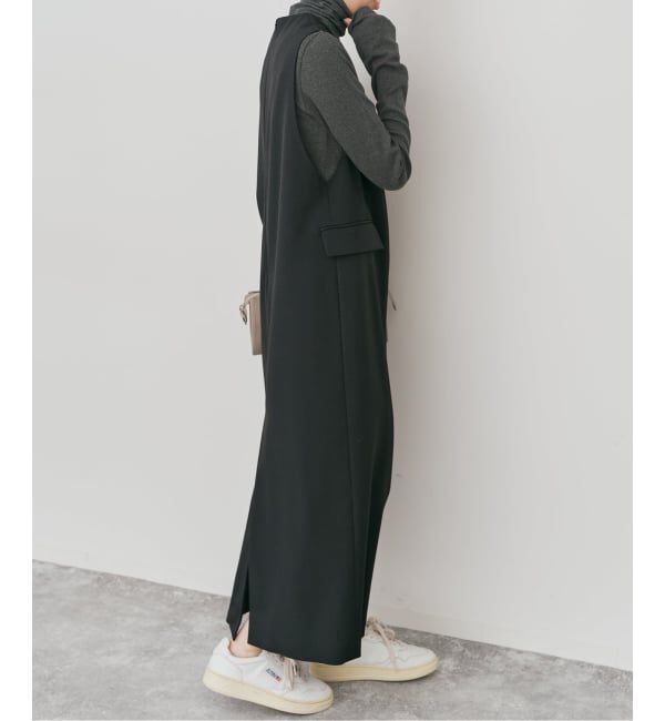 Spick and Span「《WEB限定 / 追加予約》ダブルクロスVネックワンピース」|ワンピース|