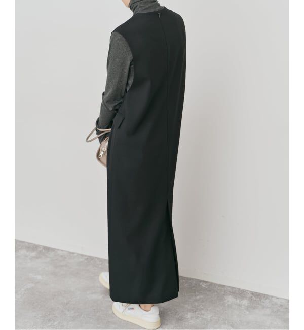 Spick and Span「《WEB限定 / 追加予約》ダブルクロスVネックワンピース」|ワンピース|