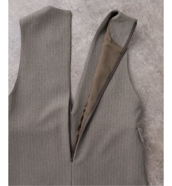 Spick and Span「《WEB限定 / 追加予約》ダブルクロスVネックワンピース」|ワンピース|