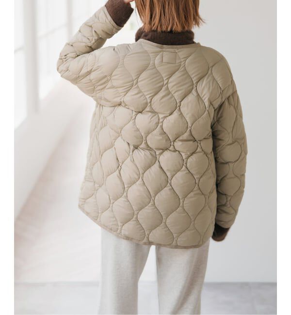 Spick and Span「《追加2》TAION / タイオン *Spick別注キルティングブルゾン」|ダウン|