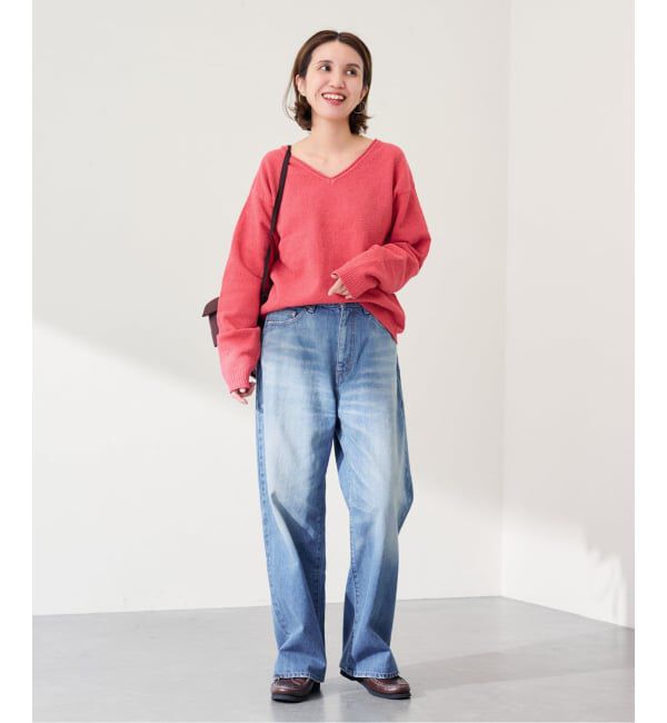 FRAMeWORK「カベイトVネックニット」|ニット・セーター|