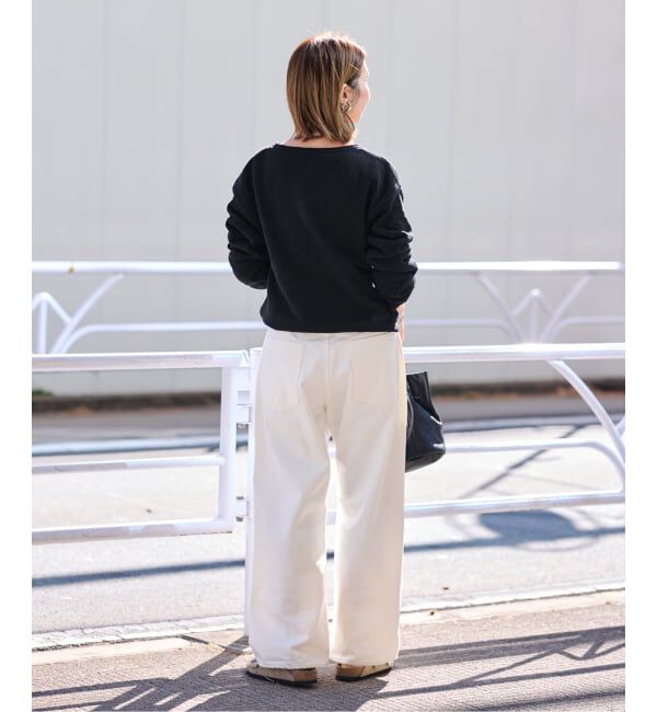 FRAMeWORK「カベイトVネックニット」|ニット・セーター|