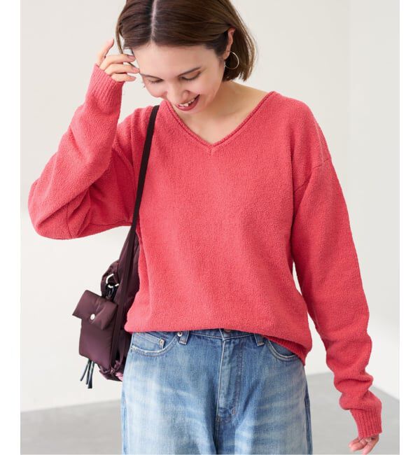 FRAMeWORK「カベイトVネックニット」|ニット・セーター|