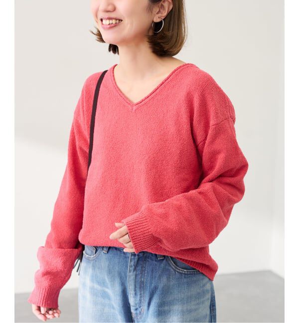 FRAMeWORK「カベイトVネックニット」|ニット・セーター|