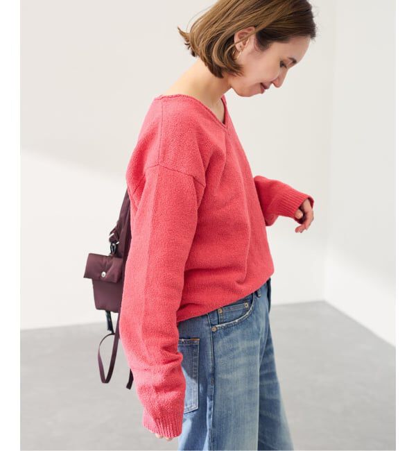 FRAMeWORK「カベイトVネックニット」|ニット・セーター|