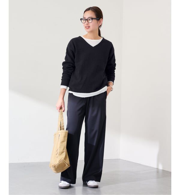 FRAMeWORK「カベイトVネックニット」|ニット・セーター|