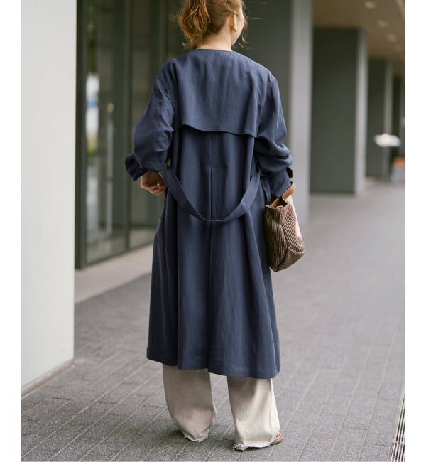 Spick and Span「《予約》ノーカラーコート」|ノーカラーコート|