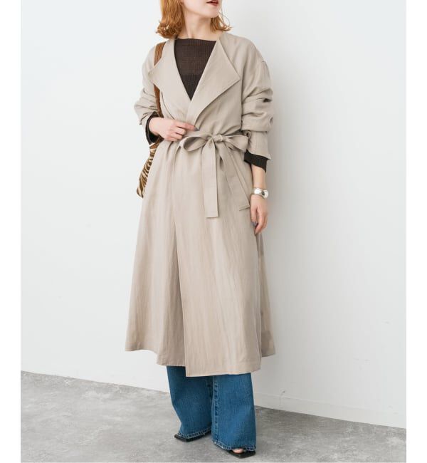 Spick and Span「《予約》ノーカラーコート」|ノーカラーコート|