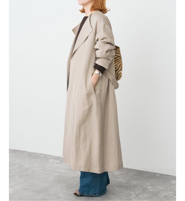 Spick and Span「《予約》ノーカラーコート」|ノーカラーコート|