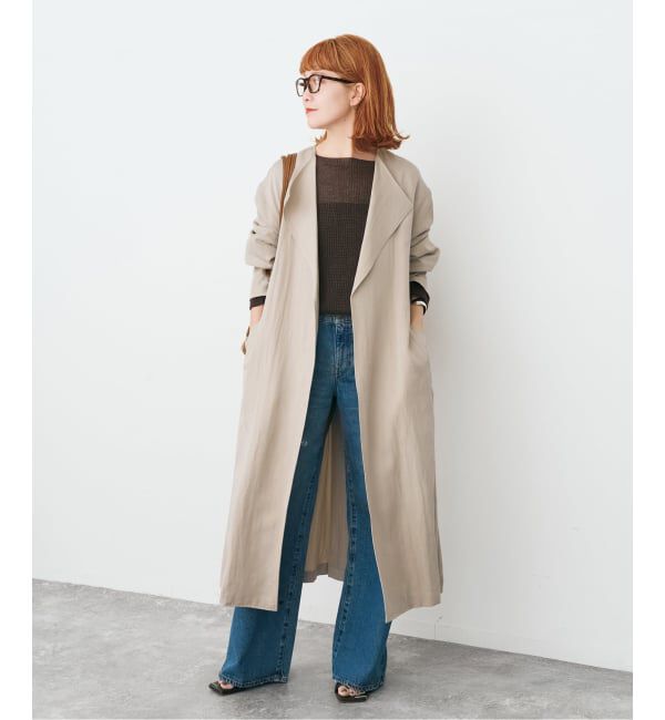 Spick and Span「《予約》ノーカラーコート」|ノーカラーコート|