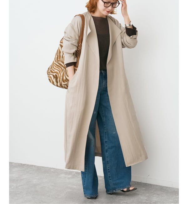 Spick and Span「《予約》ノーカラーコート」|ノーカラーコート|