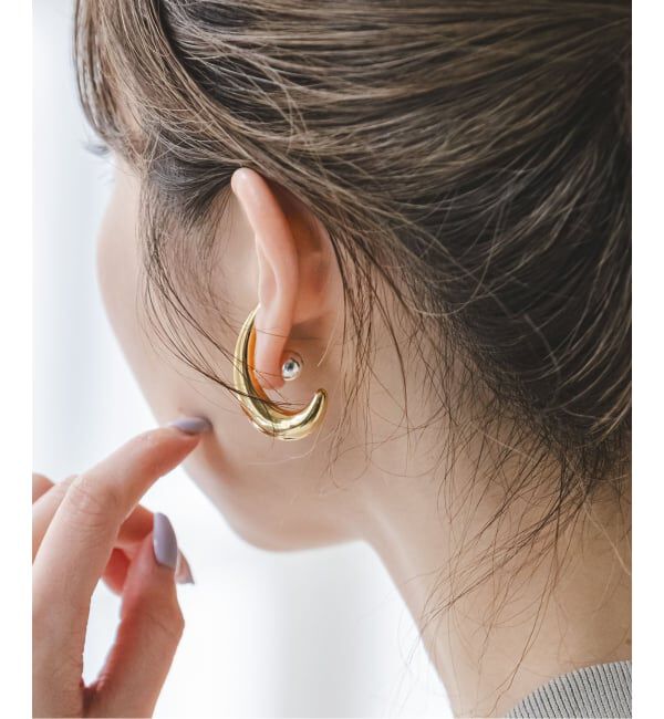 NOBLE「《予約》in mood/インムード CRESCENT pierce」|ピアス|