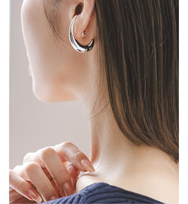 NOBLE「《予約》in mood/インムード CRESCENT pierce」|ピアス|シルバー