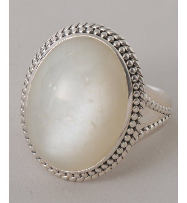 Spick and Span「【SAMH by LILAS】ホワイトムーンストーンリング SV」|リング|