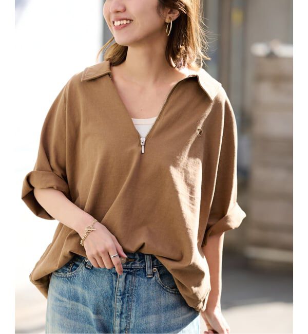 FRAMeWORK「≪予約≫CHAMPION/チャンピオン 別注JERSEY HALF ZIP TEE」|Tシャツ・カットソー|