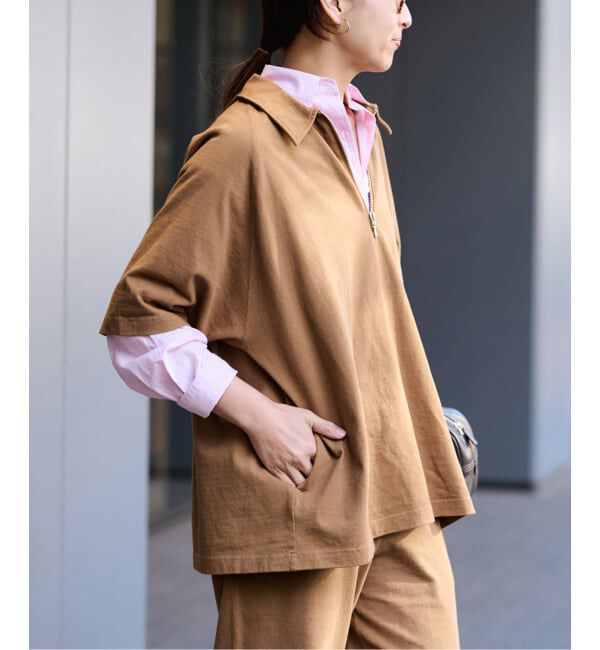 FRAMeWORK「≪予約≫CHAMPION/チャンピオン 別注JERSEY HALF ZIP TEE」|Tシャツ・カットソー|