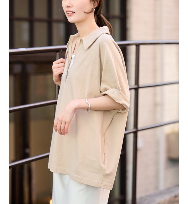 FRAMeWORK「≪予約≫CHAMPION/チャンピオン 別注JERSEY HALF ZIP TEE」|Tシャツ・カットソー|