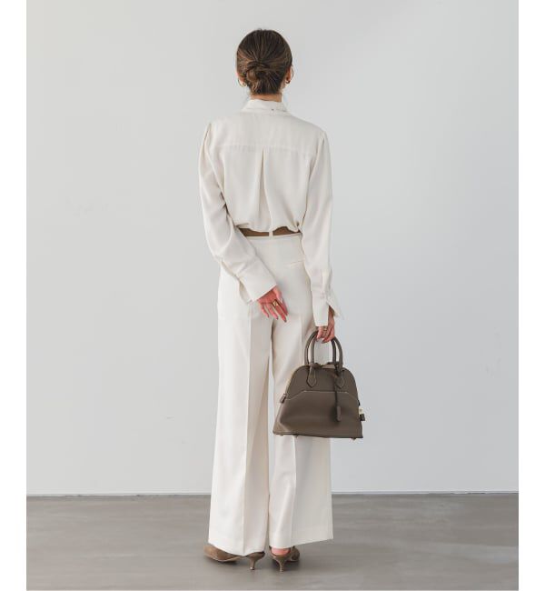 NOBLE「《WEB＆日本橋店限定・追加予約》ロイヤルサテンボウタイブラウス」|シャツ・ブラウス|