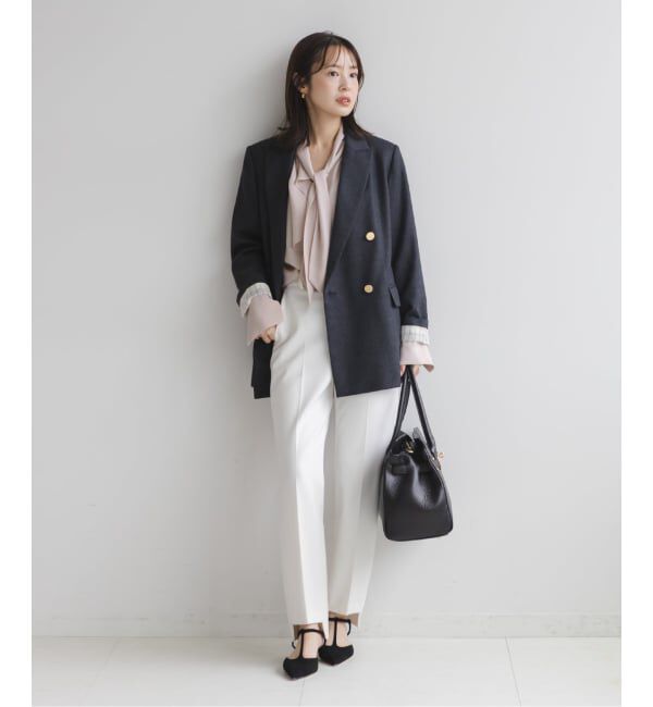 NOBLE「《WEB＆日本橋店限定・追加予約》ロイヤルサテンボウタイブラウス」|シャツ・ブラウス|