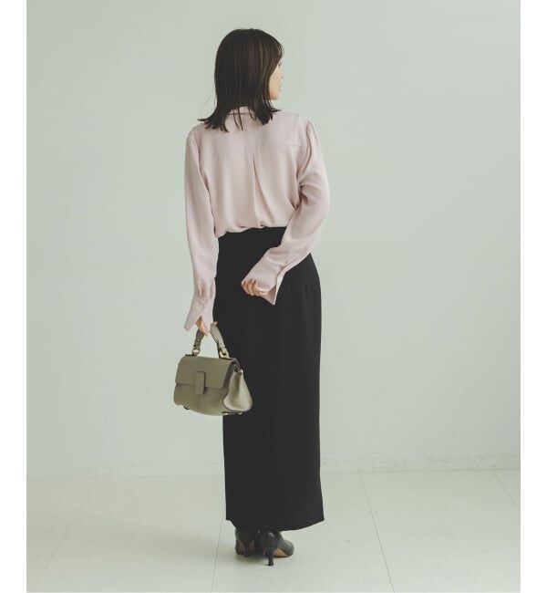 NOBLE「《WEB＆日本橋店限定・追加予約》ロイヤルサテンボウタイブラウス」|シャツ・ブラウス|