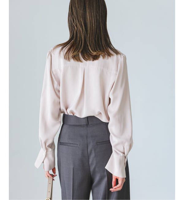 NOBLE「《WEB＆日本橋店限定・追加予約》ロイヤルサテンボウタイブラウス」|シャツ・ブラウス|