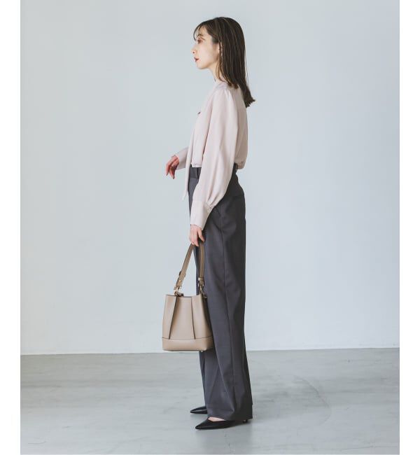 NOBLE「《WEB＆日本橋店限定・追加予約》ロイヤルサテンボウタイブラウス」|シャツ・ブラウス|