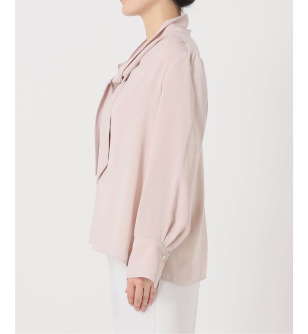 NOBLE「《WEB＆日本橋店限定・追加予約》ロイヤルサテンボウタイブラウス」|シャツ・ブラウス|