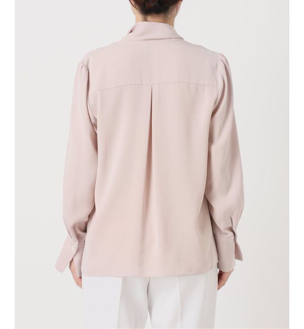 NOBLE「《WEB＆日本橋店限定・追加予約》ロイヤルサテンボウタイブラウス」|シャツ・ブラウス|