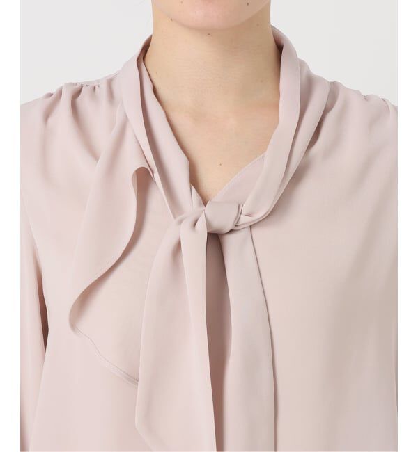 NOBLE「《WEB＆日本橋店限定・追加予約》ロイヤルサテンボウタイブラウス」|シャツ・ブラウス|