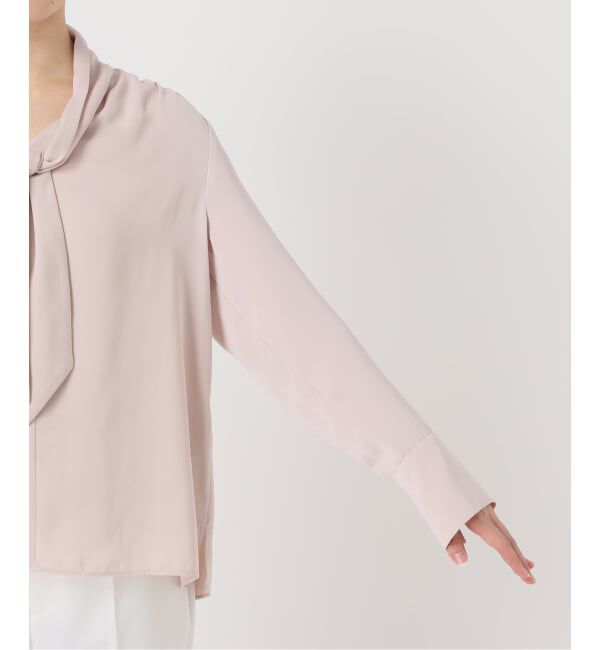 NOBLE「《WEB＆日本橋店限定・追加予約》ロイヤルサテンボウタイブラウス」|シャツ・ブラウス|