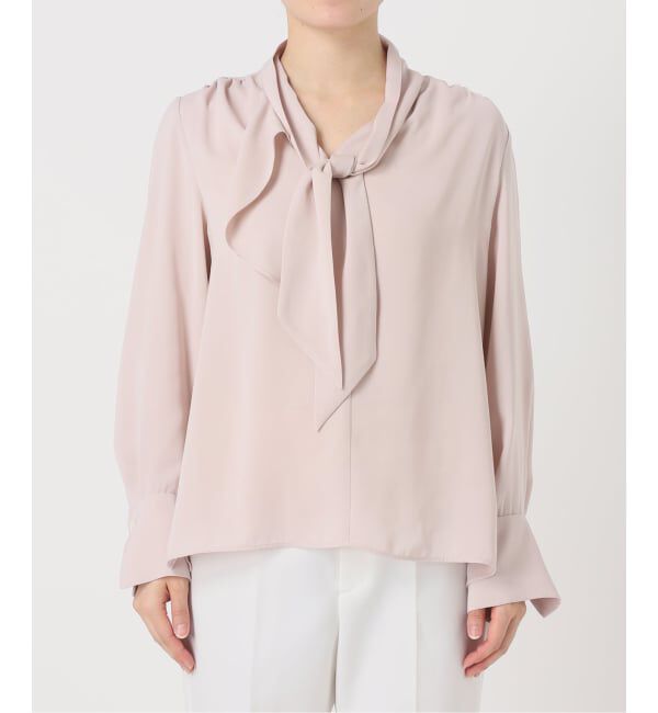 NOBLE「《WEB＆日本橋店限定・追加予約》ロイヤルサテンボウタイブラウス」|シャツ・ブラウス|