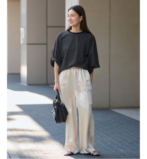 FRAMeWORK「≪新色 / 追加予約≫Le minor/ルミノア 別注ドロップショルダー」|Tシャツ・カットソー|