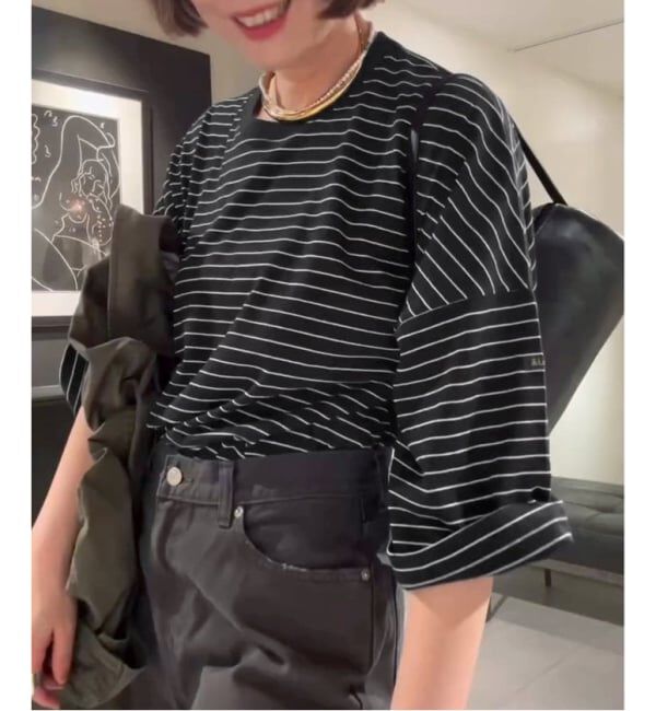 FRAMeWORK「≪新色 / 追加予約≫Le minor/ルミノア 別注ドロップショルダー」|Tシャツ・カットソー|