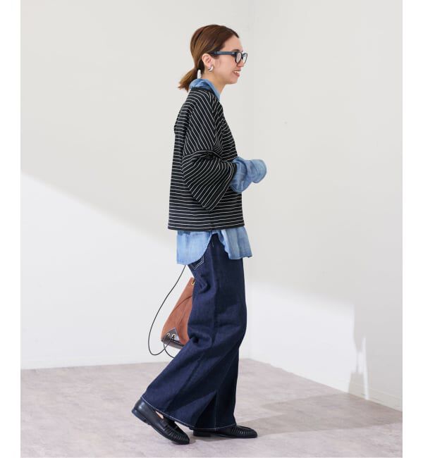 FRAMeWORK「≪新色 / 追加予約≫Le minor/ルミノア 別注ドロップショルダー」|Tシャツ・カットソー|