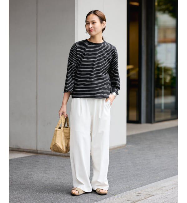 FRAMeWORK「≪新色 / 追加予約≫Le minor/ルミノア 別注ドロップショルダー」|Tシャツ・カットソー|