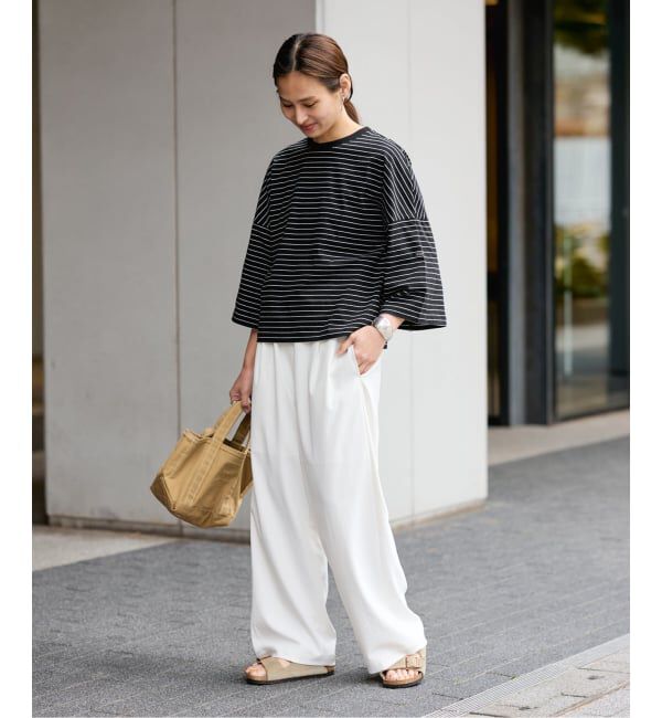 FRAMeWORK「≪新色 / 追加予約≫Le minor/ルミノア 別注ドロップショルダー」|Tシャツ・カットソー|