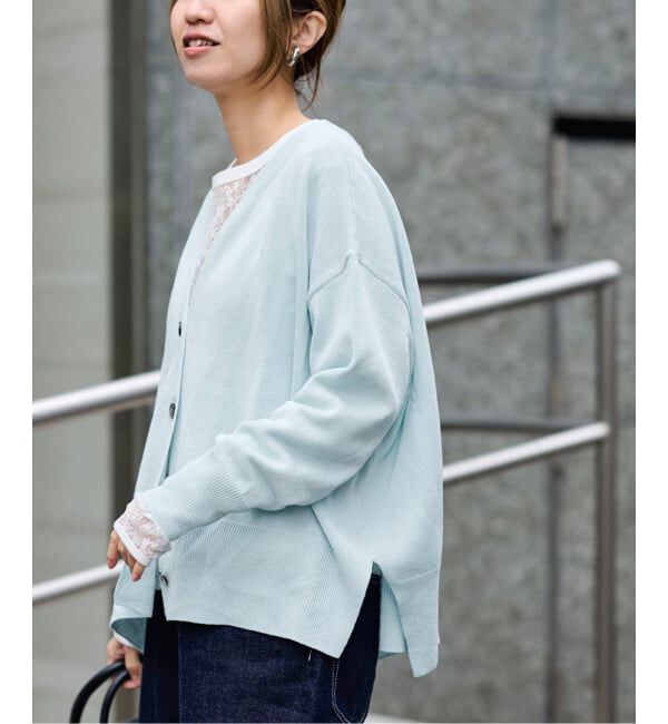 FRAMeWORK「≪予約≫ペーパーコットン Vカーディガン」|カーディガン|