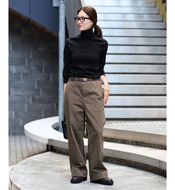 FRAMeWORK「≪一部カラーWEB限定 / 追加予約≫OVER SIZED CHINO パンツ 2」|チノ|