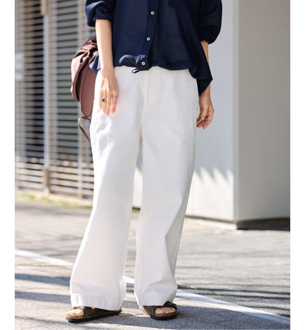 FRAMeWORK「≪一部カラーWEB限定 / 追加予約≫OVER SIZED CHINO パンツ 2」|チノ|