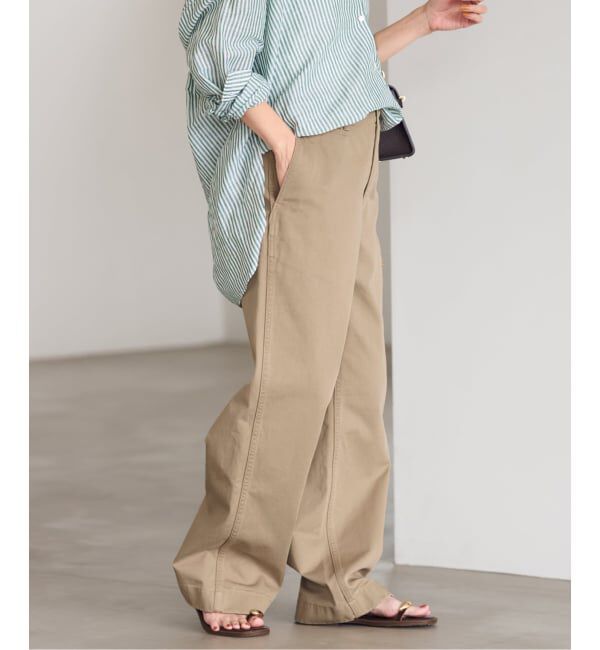 FRAMeWORK「≪一部カラーWEB限定 / 追加予約≫OVER SIZED CHINO パンツ 2」|チノ|
