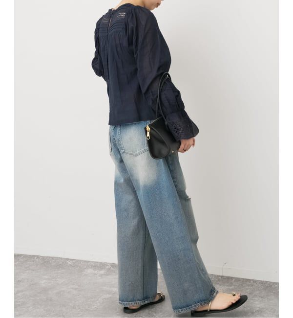 Spick and Span「《予約》ne Quittez pas / ヌキテパ 別注Pintuck & Lace Blouse*」|シャツ・ブラウス|